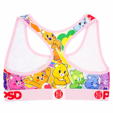 Care Bears Rainbow Stickers PSD Sports Bra